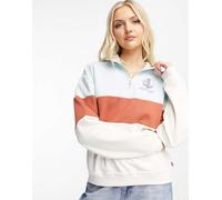 Levi's - Felpa multicolore con zip corta XS