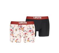 Levi's Flower all Over Print Bodywear, Red Combo, M (Pacco da 2) Uomo