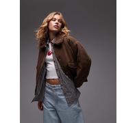 Levi's - Giacca bomber marrone in pile L