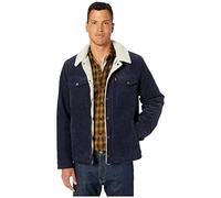 Levi's Giacca da camionista da uomo in velluto a coste Sherpa foderato (standard e grande e alto), Navy, X-Large
