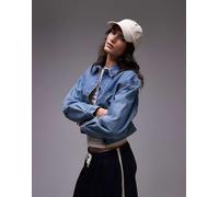 Levi's - Giacca di jeans stile western anni '90 ristretta blu medio M