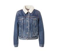 LEVI'S ® Giacca di mezza stagione 'Original Sherpa Trucker Jacket' blu scuro / bianco lana Donna LEVI'S ® XS
