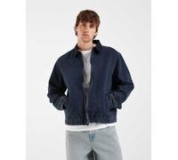 Levi's giacca harrington in denim Castro con colletto a contrasto blu M