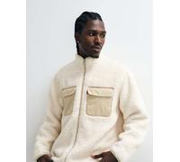 Levi's giacca sherpa campo bianca-Bianco M