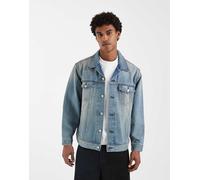 Levi's - Giacca trucker comoda in denim lavaggio nero vintage-Blu XL
