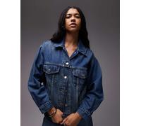 Levi's - Giacca trucker di jeans lavaggio chiaro anni '90-Blu M