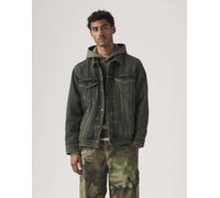 Levi's - Giacca trucker in denim comoda lavaggio nero vintage M