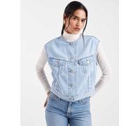 Levi's - Gilet blouson in denim vintage blu L