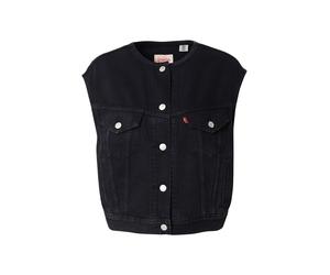 LEVI'S ® Gilet 'Collarless Shrunken '90s Trucker Vest' nero denim Donna LEVI'S ® M