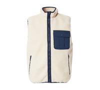 LEVI'S ® Gilet 'Joonie Sherpa Vest' blu scuro / bianco lana Uomo LEVI'S ® M