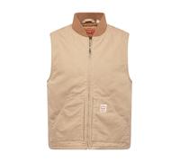 LEVI'S ® Gilet 'SANSOME TIGERS EYE' beige / camello, Taglia S