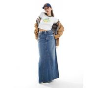 Levi's Iconic Long Skirt W/Slit Gonna, Verified Vintage Ski, 27 Donna