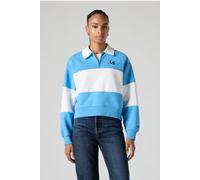 Levi's Gr Banks 1/4 Zip Collar Ls N Azure Blue/ Taglia: L | Polo Outlet | Donna | Blu