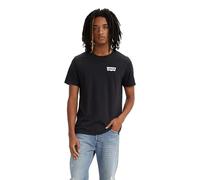 Levi's Graphic Crewneck Tee T-Shirt, Color BW Caviar, L Uomo