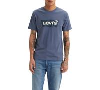 Levi's Graphic Crewneck Tee T-shirt, Core Bw Vintage Indigo, S Uomo