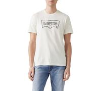 Levi's Graphic Crewneck Tee T-shirt, Rope Batwing Vw Egret, S Uomo
