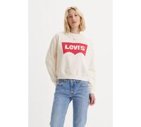 Levi's Graphic Signature Whites White, Crew Wonky BW Cloud, M Donna