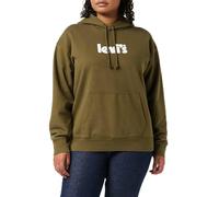 Levi's Graphic Standard, Donna, Poster Logo Dark Olive, XXS