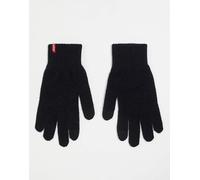 Levi's - Guanti touchscreen neri con etichetta rossa-Nero M