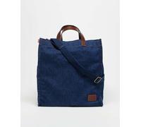 Levi's - Heritage - Borsa shopping lavaggio scuro con finiture in pelle-Blu navy One Size