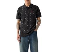 Levis HM Polo Ebba Geo Jet Black Print P, Ebba Geo Jet Black, S