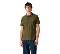 Levis HM Polo Wood Tipping Stripe Oliva