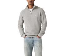 Levi's HM Quarter Zip Sweater Mid Tone Grey HEA