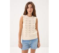 Levi's - Hope Crochet Tank-0059T Bianco - Abbigliamento S Bianco