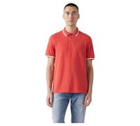 Polo Levi's Housemark manica corta rosso arancione - M