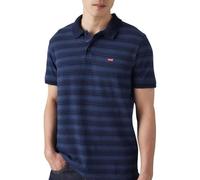 Levi's Housemark Polo, T-Shirt Uomo, Rayn Stripe Dark Indigo Pique, M