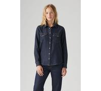 Levi's Iconic Western Linen+ Denim Shirt Taglia: M | Maglie a manica lunga Outlet | Donna | Blu