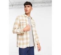 Levi's - Jackson - Camicia casual color cuoio a quadri con tasche-Neutro XL