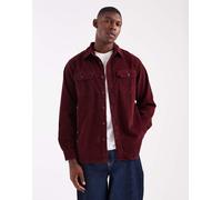 Levi's - Jackson - Camicia casual in tessuto a coste bordeaux-Rosso L