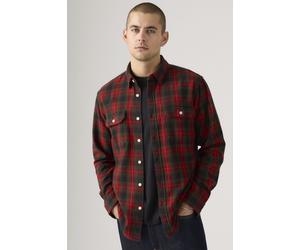 Levi's Jackson Worker Calvin Plaid Rhythmic Red Taglia: XXL | Camicie Casual Outlet | Uomo | Rosso