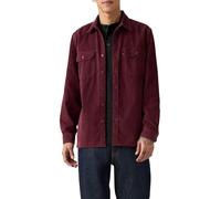 Levi's - Jackson - Camicia casual in tessuto a coste bordeaux-Rosso S