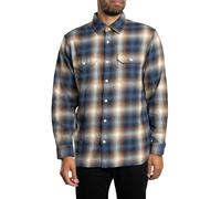 LEVI'S ® Camicia 'Jackson Worker Overshirt' blu / marrone chiaro / bianco Uomo LEVI'S ® XL