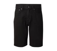 Levi's - 469 - Pantaloncini di jeans ampi da 12" neri-Nero W28:12
