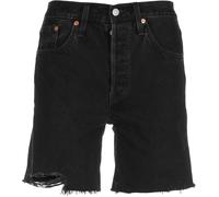 LEVI'S ® Jeans '501® Mid Thigh Short' nero denim, Taglia 27