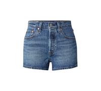 LEVI'S ® Jeans '501® Original Short' blu denim / marrone / rosso sangue / bianco Donna LEVI'S ® 25 blu denim / marrone / rosso sangue / bianco