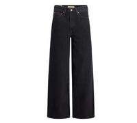 Levi's - Jeans a gamba larga Ribcage - - Jeans - Donna - Nero - W28 L32
