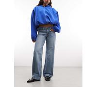 Levi's jeans ampi a vita super bassa lavaggio chiaro-Blu W27 L30