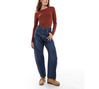 Levi's - Jeans bombati con cinturino lavaggio scuro-Blu navy W30 L29