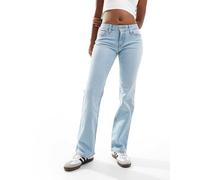 Levi's - Jeans bootcut a vita super bassa blu lavaggio candeggiato W28 L30