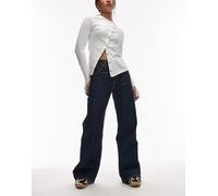 Levi's - Jeans bootcut ampi a vita medio alta blu indaco-Blu navy W25 L31