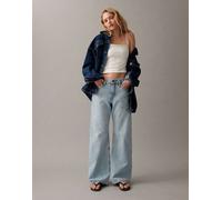 Levi's - Jeans bootcut ampi a vita medio alta lavaggio candeggiato-Blu W27 L31
