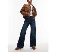 Levi's - Jeans bootcut ampi a vita medio alta lavaggio scuro-Nero W30 L29