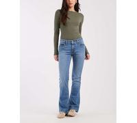 Levi's - Jeans bootcut slim a vita bassa blu medio W28 L30