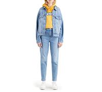 Levi's - Mom jeans a vita alta lavaggio medio-Blu W24 L29