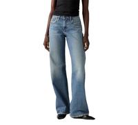 Levi's - Jeans dritti ampi a vita bassa blu medio W28 L30