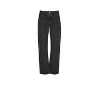 Levi's - 501 '90 - Jeans dritti nero slavato con borchie W26 L30